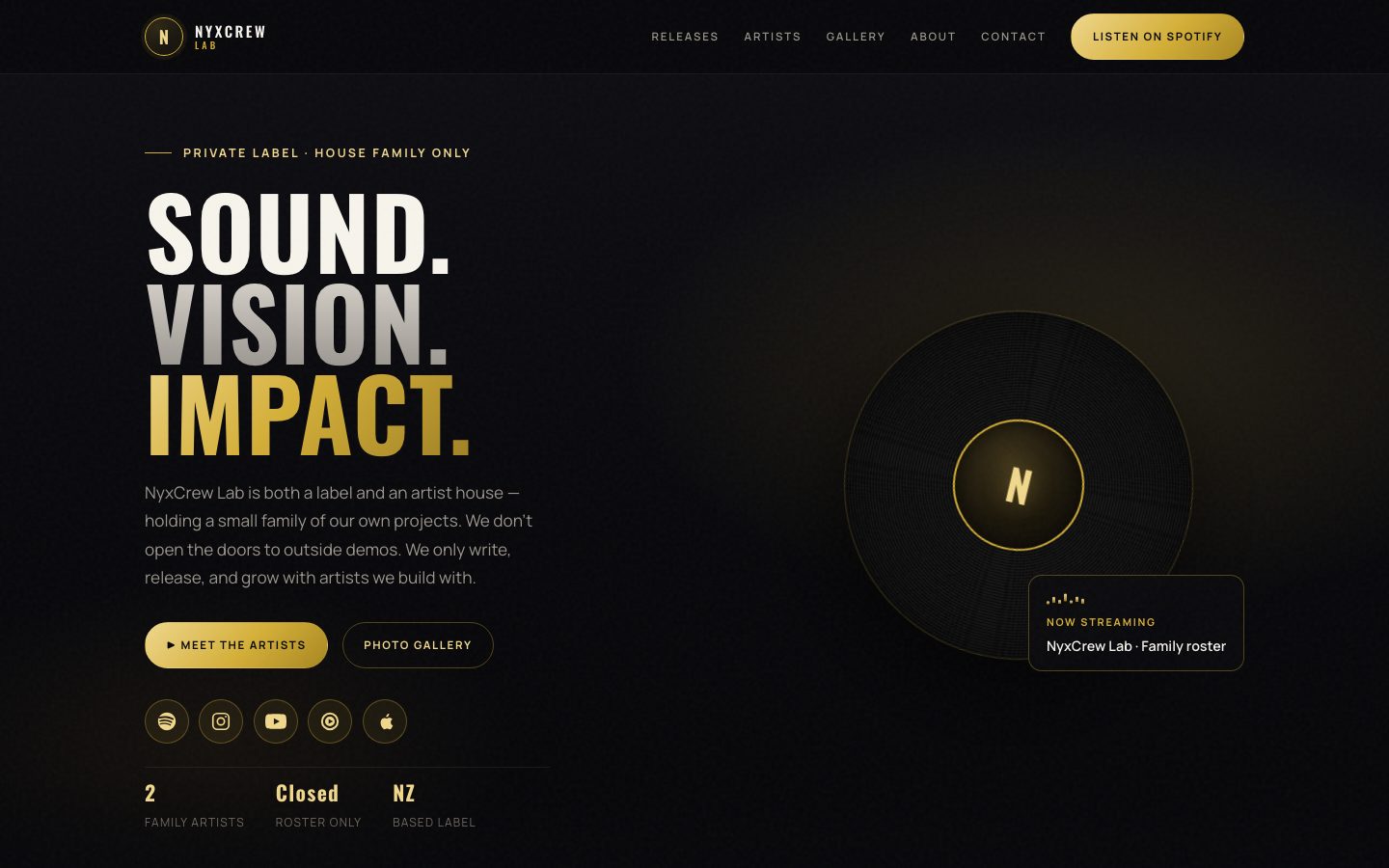 NyxCrew Lab website